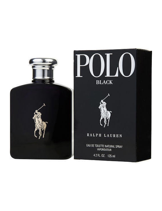 POLO BLACK by Ralph Lauren EDT SPRAY 4.2 OZ