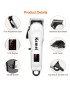 Rechargeable Hair Clipper Cordless Clipper Hair Trimmer Shaver Barber Clipper Ha