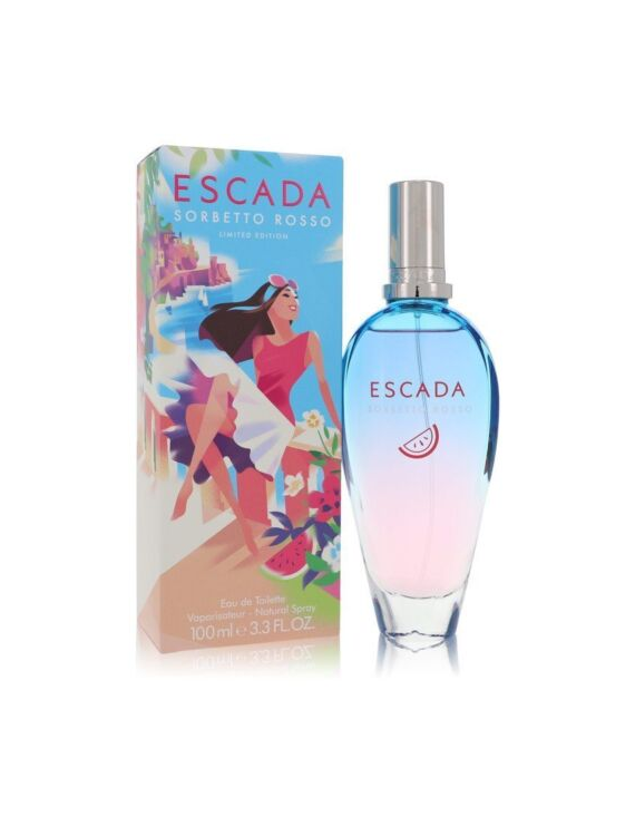 Escada Sorbetto Rosso by Escada Eau De Toilette Spray 3.3 oz